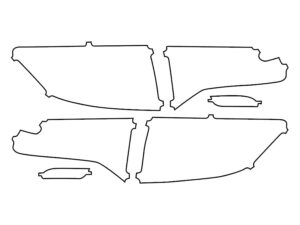 2017-2021 Acura MDX, All, Tail Light Cover Film