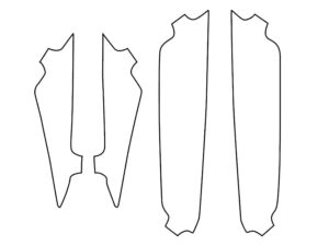 2017-2022 Acura NSX, All, Rear Marker Cover Film