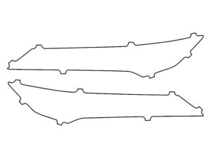 2017-2022 Acura NSX, All, Headlight Cover Film