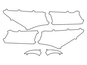2018-2020 Acura TLX, All, Tail Light Cover Film