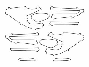 2021-2025 Acura TLX, All, Tail Light Cover Film