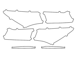2018-2020 Acura TLX, All, Tail Light Cover Film