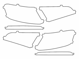 2016-2021 Audi A3, Sportback, Tail Light Cover Film