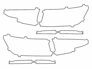 2020-2025 Audi A4, Sedan, Tail Light Cover Film