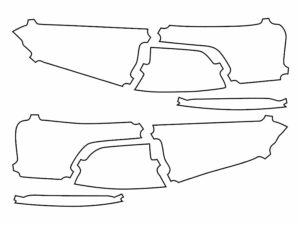 2018-2020 Audi A5, All, Tail Light Cover Film