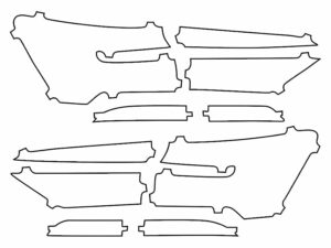 2019-2025 Audi A6, All, Tail Light Cover Film