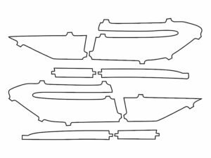 2019-2021 Audi A8, All, Tail Light Cover Film