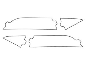 2022-2025 Audi E-tron, GT, Reverse Light Cover Film