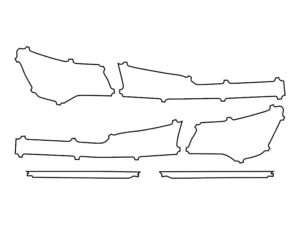 2019-2025 Audi E-tron, SUV, Tail Light Cover Film