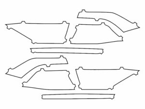 2019-2023 Audi Q8, All, Tail Light Cover Film