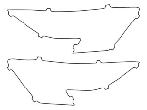 2022-2025 Audi S3, All, Headlight Cover Film