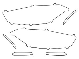 2020-2025 BMW 2 Series, Gran Coupe Base, Headlight Cover Film