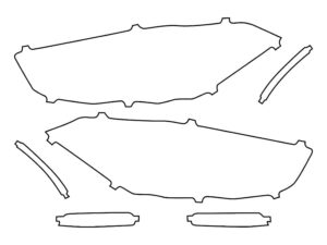 2020-2025 BMW 2 Series, Gran Coupe M-Sport, Headlight Cover Film