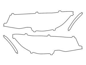 2019-2025 BMW 3 Series, All, Headlight Cover Film M-Sport