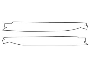 2019-2025 BMW 3 Series, M-Sport, Rear Marker Cover Film