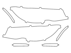 2019-2025 BMW 3 Series, M-Sport, Headlight Cover Film
