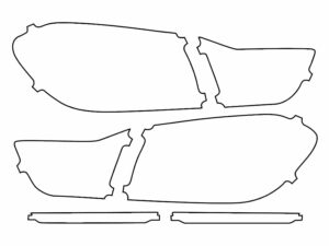 2018-2020 BMW 4 Series, 440i, Tail Light Cover Film