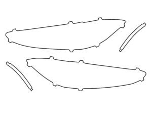 2021-2025 BMW 4 Series, All, Headlight Cover Film