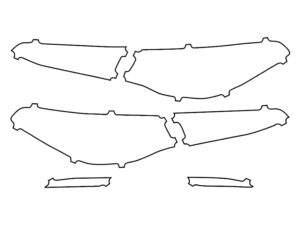 2021-2025 BMW 4 Series, 430i, Tail Light Cover Film