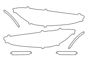 2021-2025 BMW 4 Series, Gran Coupe, Headlight Cover Film