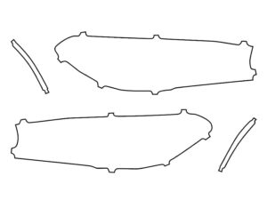 2021-2023 BMW 5 Series, All, Headlight Cover Film