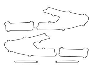 2021-2023 BMW 5 Series, All, Tail Light Cover Film