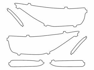 2018-2022 BMW i3, All, Headlight Cover Film S-Trim