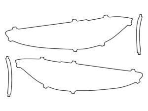 2022-2025 BMW i4, All, Headlight Cover Film