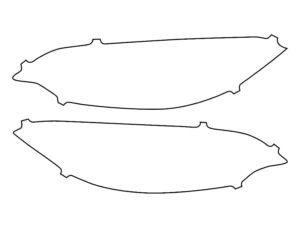 2019-2021 BMW M2, All, Headlight Cover Film