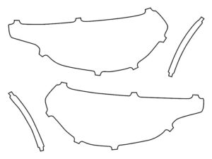 2022-2025 BMW M2, All, Headlight Cover Film