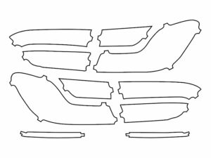 2021-2025 BMW M3, Sedan, Tail Light Cover Film