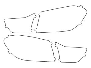 2014-2020 BMW M4, All, Tail Light Cover Film