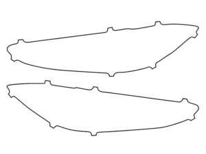 2021-2025 BMW M4, All, Headlight Cover Film