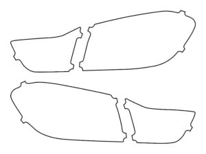 2017-2021 BMW M4, GT4, Tail Light Cover Film