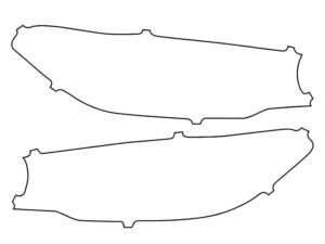 2018-2020 BMW M5, All, Headlight Cover Film