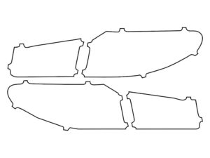 2018-2020 BMW M5, All, Tail Light Cover Film
