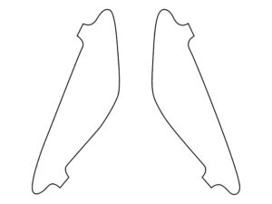 2020-2025 BMW M8, Competition, Rear Marker Cover Film