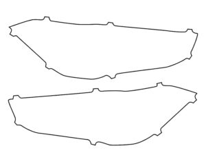 2020-2022 BMW X1, All, Headlight Cover Film