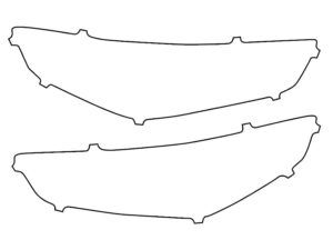 2023-2025 BMW X1, All, Headlight Cover Film