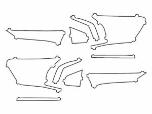 2023-2025 BMW X1, All, Tail Light Cover Film