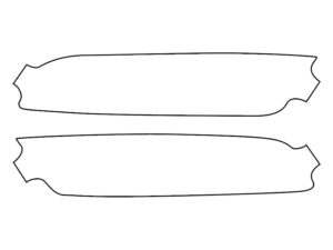 2023-2025 BMW X1, M-Sport, Rear Marker Cover Film