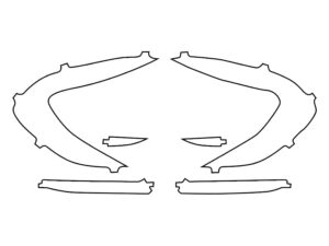 2018-2021 BMW X3, All, Tail Light Cover Film