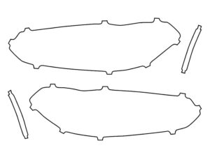 2022-2025 BMW X3, All, Headlight Cover Film