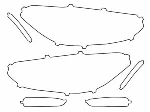 2019-2021 BMW X4, All, Headlight Cover Film