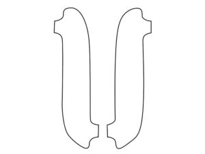 2022-2025 BMW X4, M, Rear Marker Cover Film