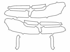 2022-2025 BMW X4, M, Tail Light Cover Film