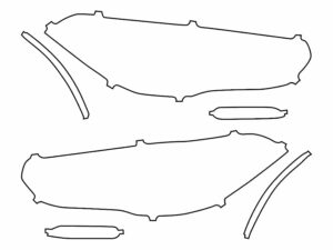 2019-2023 BMW X5, All, Headlight Cover Film