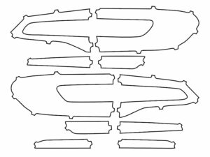 2019-2023 BMW X5, All, Tail Light Cover Film