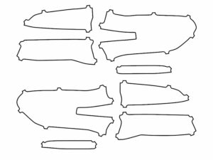 2024-2025 BMW X5, 40i, 50e, Tail Light Cover Film