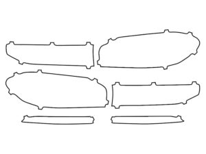 2020-2023 BMW X6, All, Tail Light Cover Film